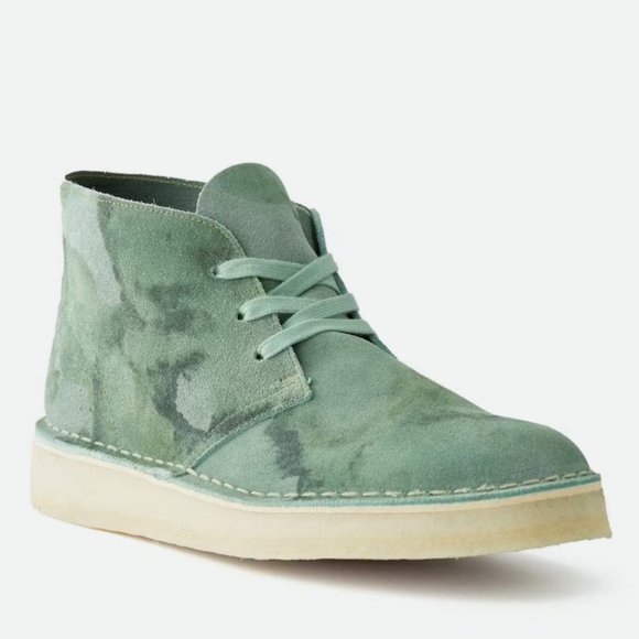 clarks desert coal green camouflage main image 4